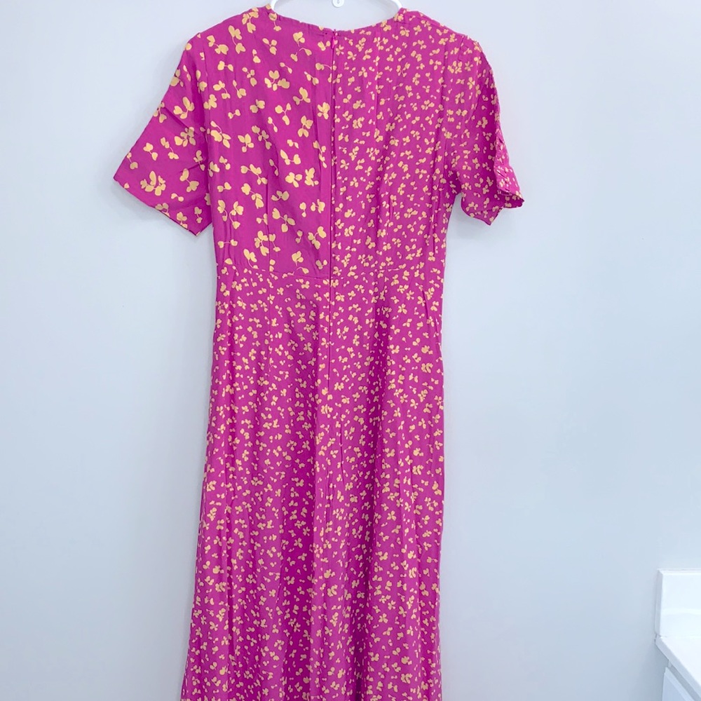FRENCH CONNECTION Bonita  Maxi Dress-pink - Picture 12 of 13